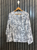 Chest 20  Lenght 24  Fabric Linen Stylish Women's Branded Fashion Top