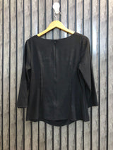 Chest 19  Length 23  Fabric Silk Women's Casual Full Sleeves Tops