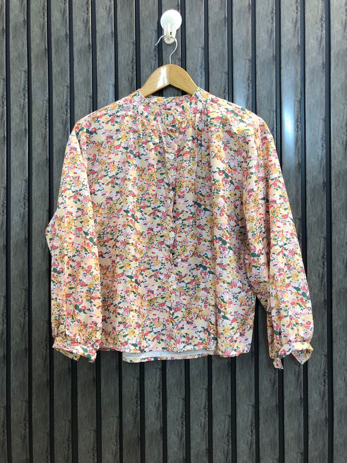 Chest Medium baggy Style  Length 21  Fabric Silk Women's Full Sleeves Tops Collection