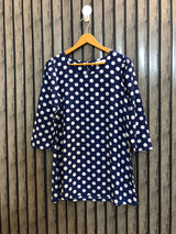Chest 17  Length 28  Fabric Silk Exclusive Women's Full Sleeves Tops