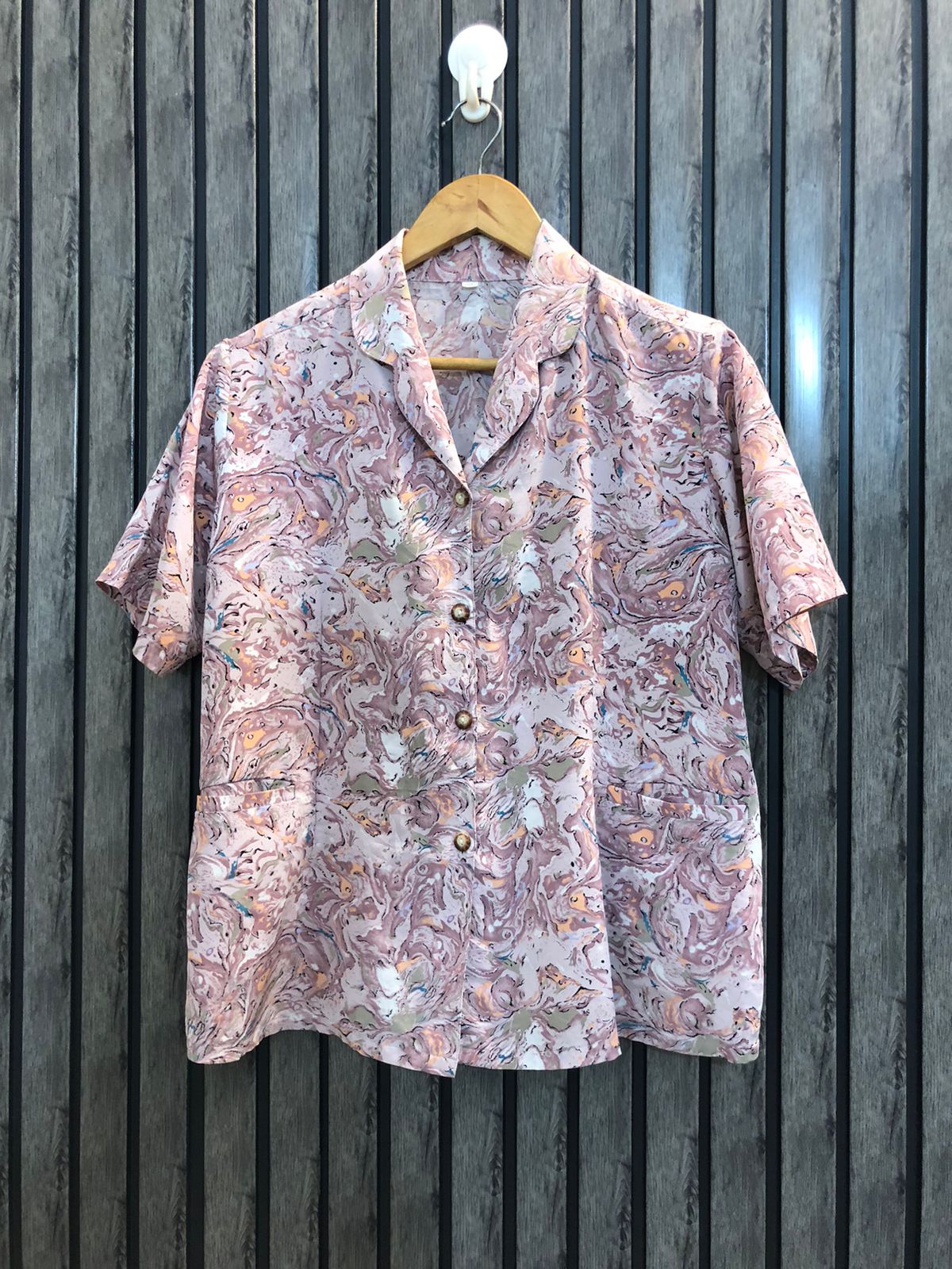 Chest 19  Length 23  Fabric Silk Trendy Women's Tops