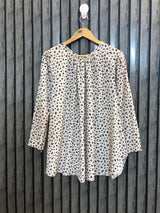 Chest 19  Length 27  Fabric Silk Stylish Full Sleeves Tops Collection