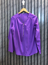 Chest 18  Length 27  Fabric Silk Branded Women's Full Sleeves Tops