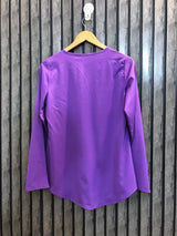 Chest 18  Length 27  Fabric Silk Branded Women's Full Sleeves Tops