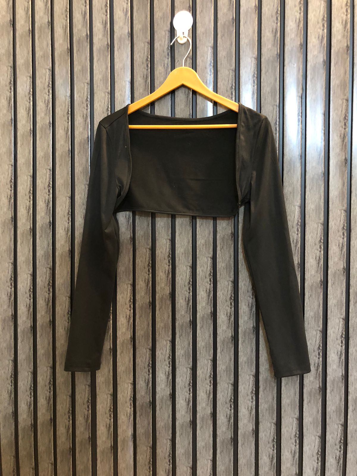 Chest small  Lenght 9  Fabric silk jersey Women's Designer Crop Top