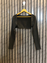 Chest small  Lenght 9  Fabric silk jersey Women's Designer Crop Top