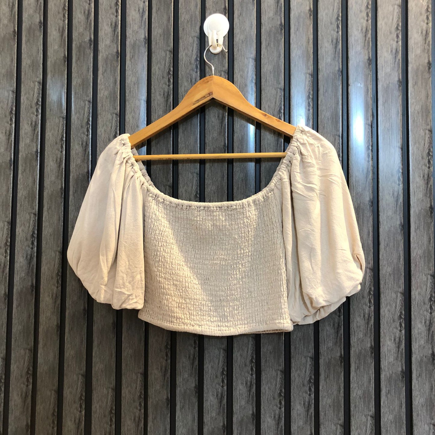 Chest medium  Lenght 9  Fabric cotton Women's Modern Fit Crop Top