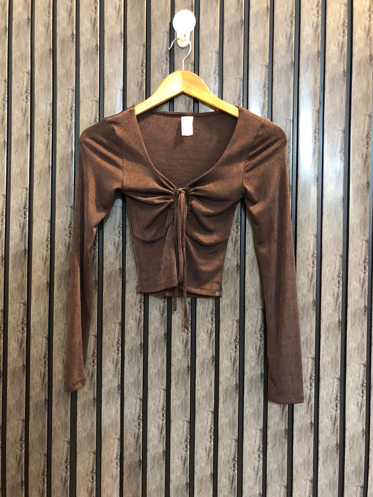 Chest 15 to 16  Lenght 14  Fabric silk jersey Chic Branded Western Wear Crop Top
