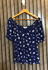 Chest 21  Lenght 17  Fabric cotton Women's Half Sleeve Western Top