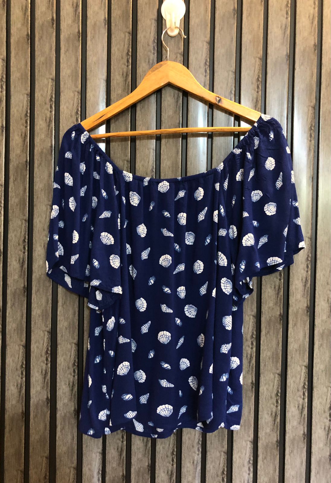 Chest 21  Lenght 17  Fabric cotton Women's Half Sleeve Western Top