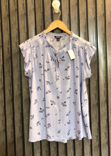 Chest 22  Lenght 22  Fabric linen Elegant Half Sleeve Top for Women – Western Fashion