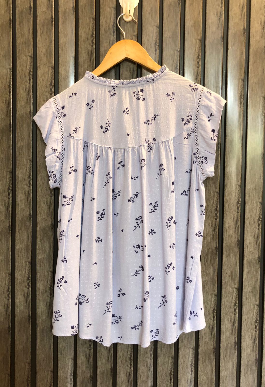Chest 22  Lenght 22  Fabric linen Elegant Half Sleeve Top for Women – Western Fashion