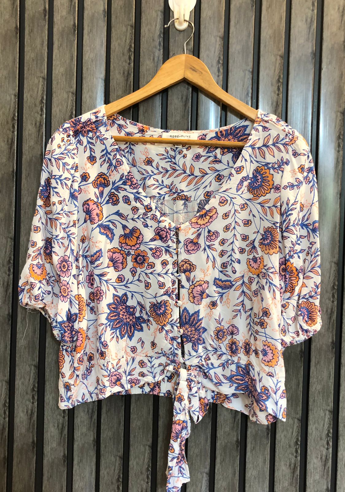 Chest 20  Lenght 18  Fabric linen Women's Slim Fit Half Sleeve Top