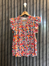 Chest 21  Lenght 23  Fabric cotton  silk Branded Western Top for Women – Half Sleeve Design