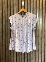 Chest 20  Lenght 23  Fabric linen Stylish Casual Western Top for Women