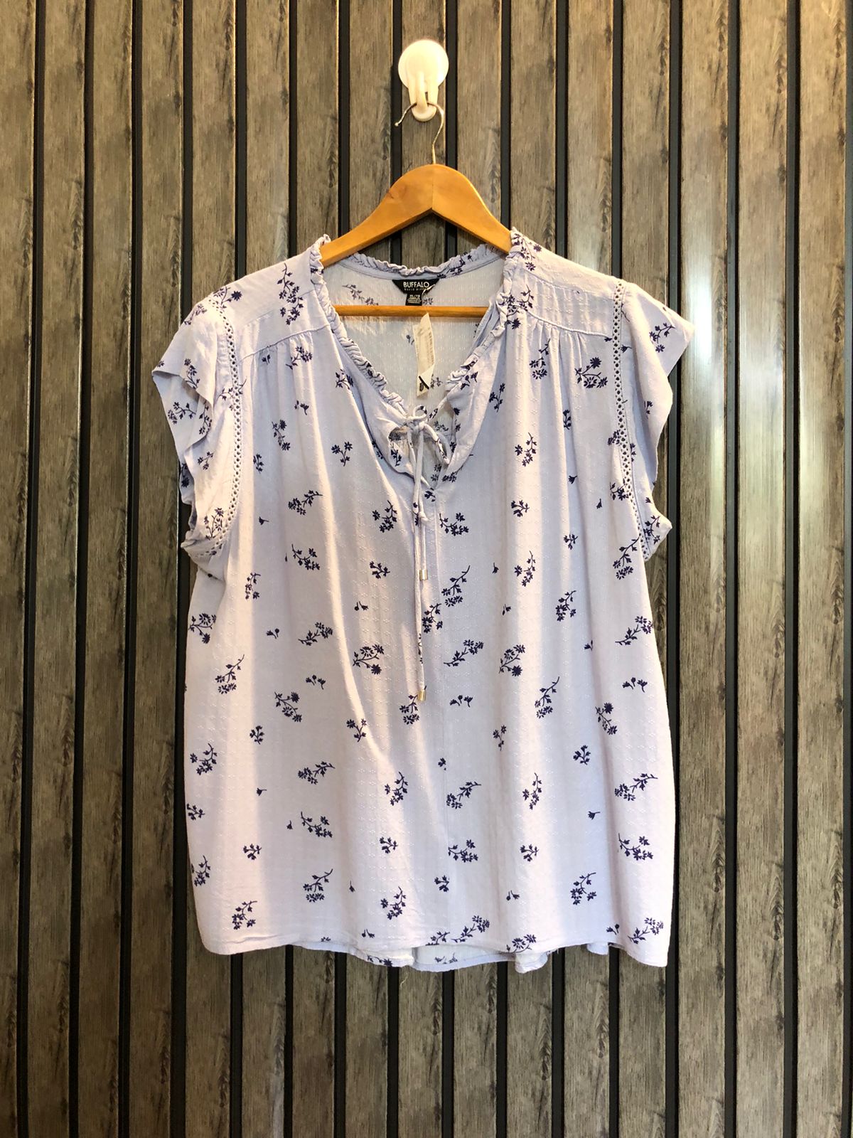 Chest 20  Lenght 23  Fabric linen Stylish Casual Western Top for Women