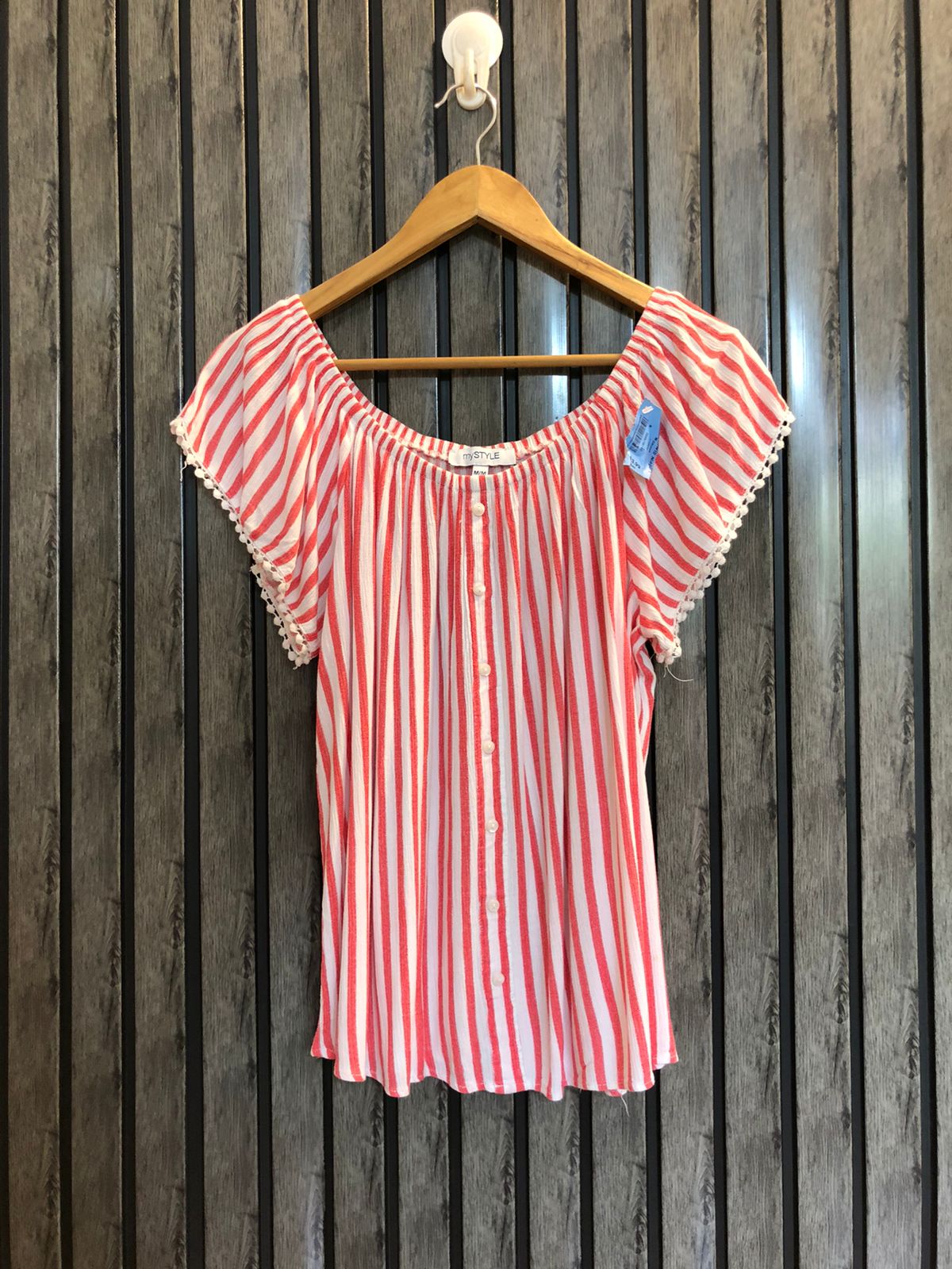 Chest 20  Lenght 19  Fabric cotton Premium Women's Western Wear Half Sleeve Top