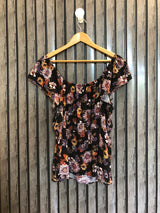 Chest 21  Lenght 19  Fabric linen Stylish Women's Half Sleeve Top for Everyday Fashion