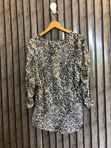 Chest 18  Lenght 25  Fabric chiffon Premium Women's Full Sleeve Western Wear Top