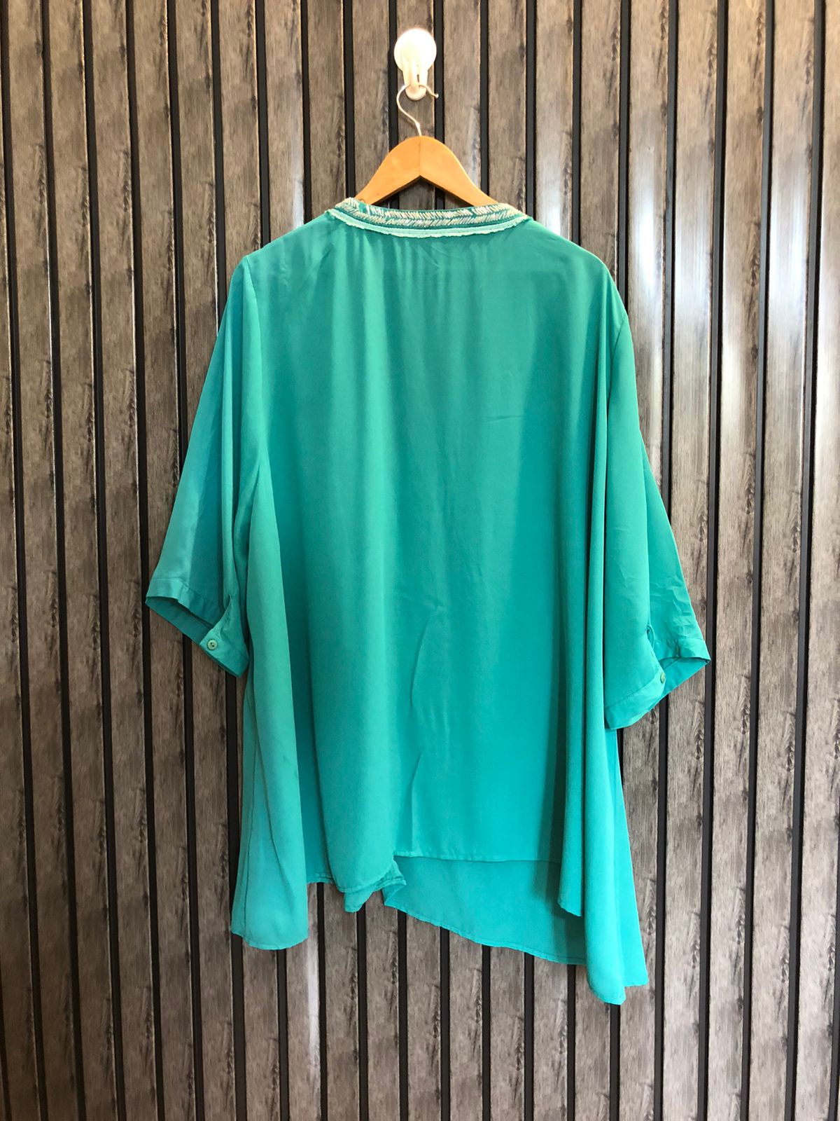 Chest 28  Lenght 29  Fabric chiffon Chic Western Full Sleeve Top for Women