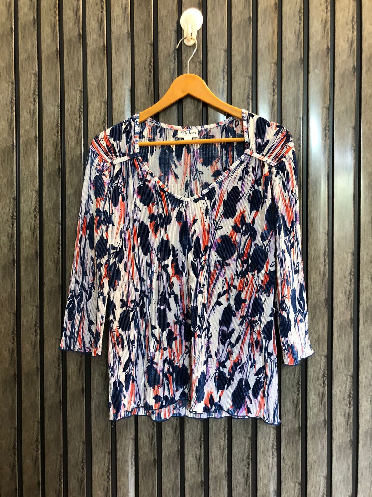 Chest 21  Lenght 23  Fabric silk Modern Women's Full Sleeve Casual Top