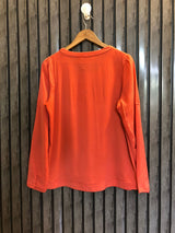Chest 18  Lenght 24  Fabric silk Women's Full Sleeve Smart Casual Top