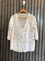 Chest 18  Lenght 24  Fabric linen Branded Ladies Full Sleeve Fashion Top