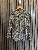 Chest 17  Lenght 23 to 24  Fabric silk Stylish Western Wear Full Sleeve Top
