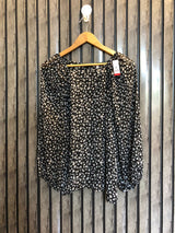 Chest 19  Lenght 23  Fabric chiffon Women's Premium Fashion Full Sleeve Top
