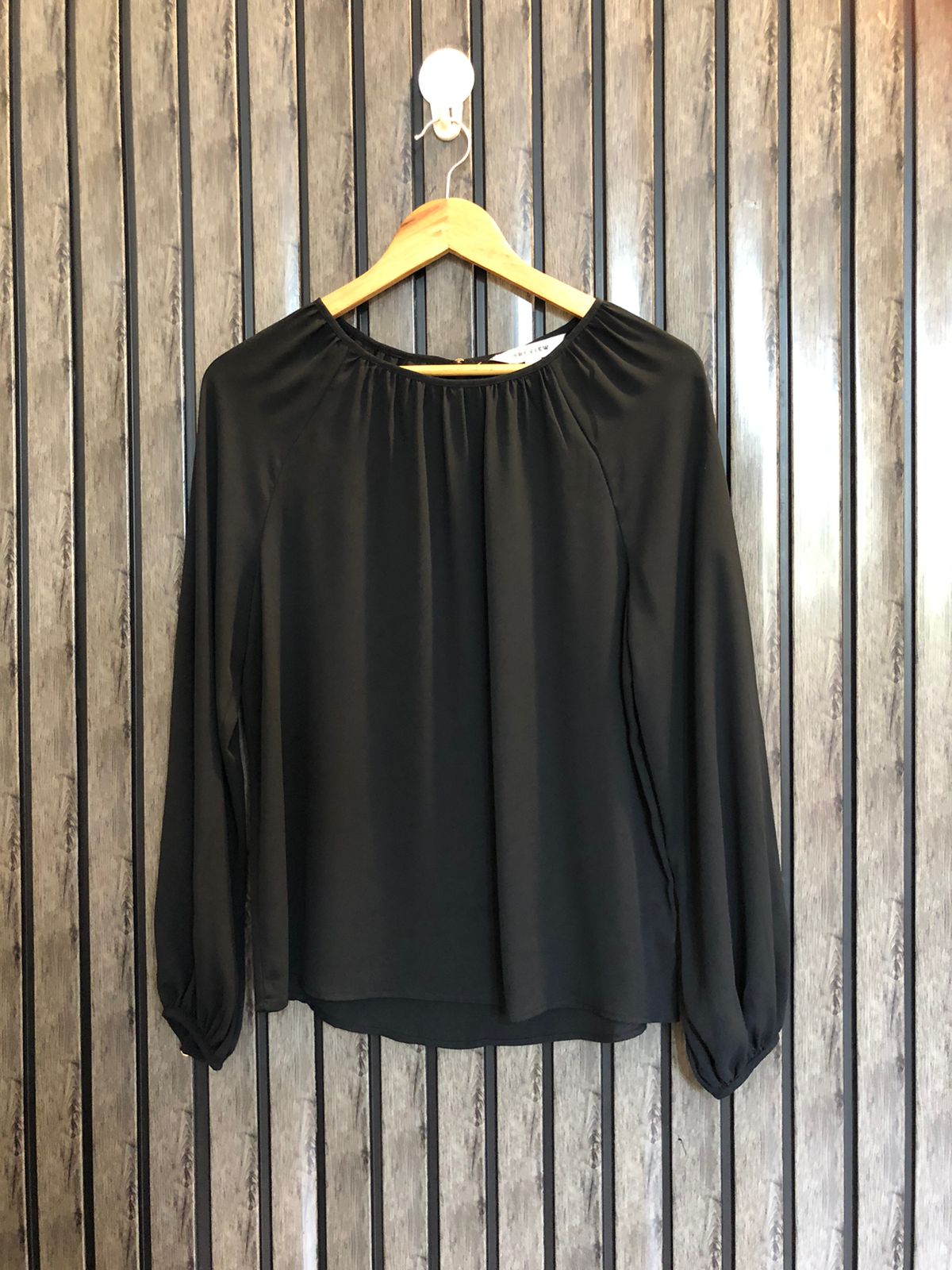 Chest 19  Lenght 23  Fabric chiffon Branded Casual Full Sleeve Top for Women