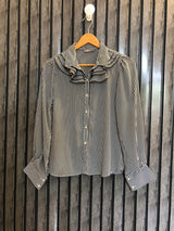 Chest 16  Lenght 21  Fabric chiffon Designer Casual Western Women's Top