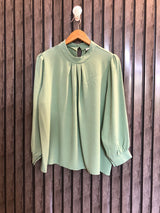 Chest 21  Lenght 23  Fabric silk Premium Quality Women's Western Top