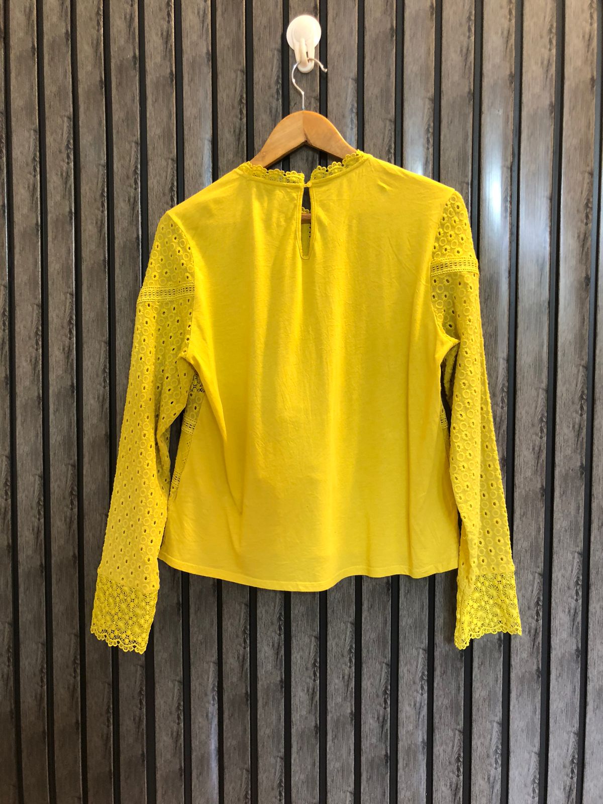 Chest 18  Lenght 20  Fabric Front Cotton Back Jersy Women's Trendy Smart Casual Top