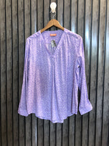 Chest 20  Lenght 25 To 27  Fabric Cotton Silk Branded Women's Chic Full Sleeve Top