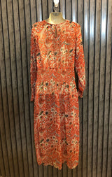 Chest 17  Lenght 46  Fabric chiffon Trendy Long Maxi Dress for Special Events