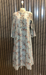 Chest 16  Lenght 48  Fabric chiffon Stylish Full Length Party Maxi Dress