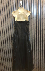 Chest small  Lenght 53  Fabric silk Elegant Women's Evening Maxi Dress