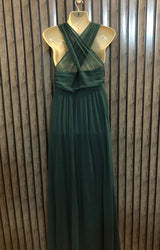 Chest small  Lenght 58  Fabric chiffon Chic Long Maxi Dress for Evening Parties