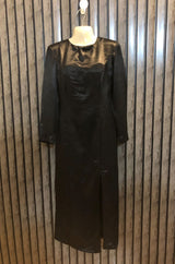 Chest 15  Lenght 46  Fabric silk Elegant Designer Women's Maxi Dress