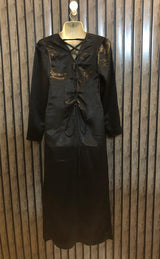Chest 15  Lenght 46  Fabric silk Elegant Designer Women's Maxi Dress