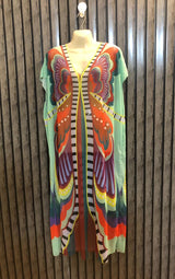 Chest 24  Lenght 47  Fabric net Stylish Women's Long Party Dress