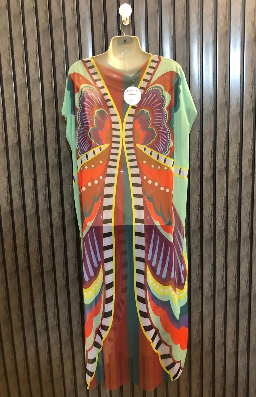 Chest 24  Lenght 47  Fabric net Stylish Women's Long Party Dress