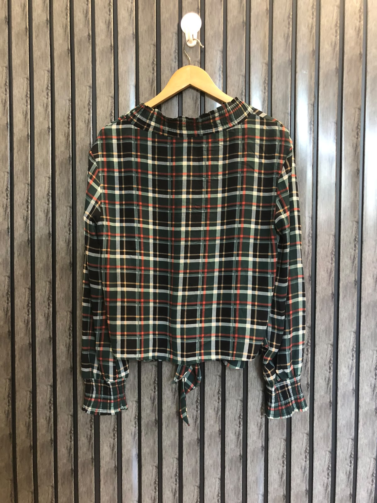 Chest 19  Length 23  Fabric Chiffon Ladies Western Full Sleeve Top
