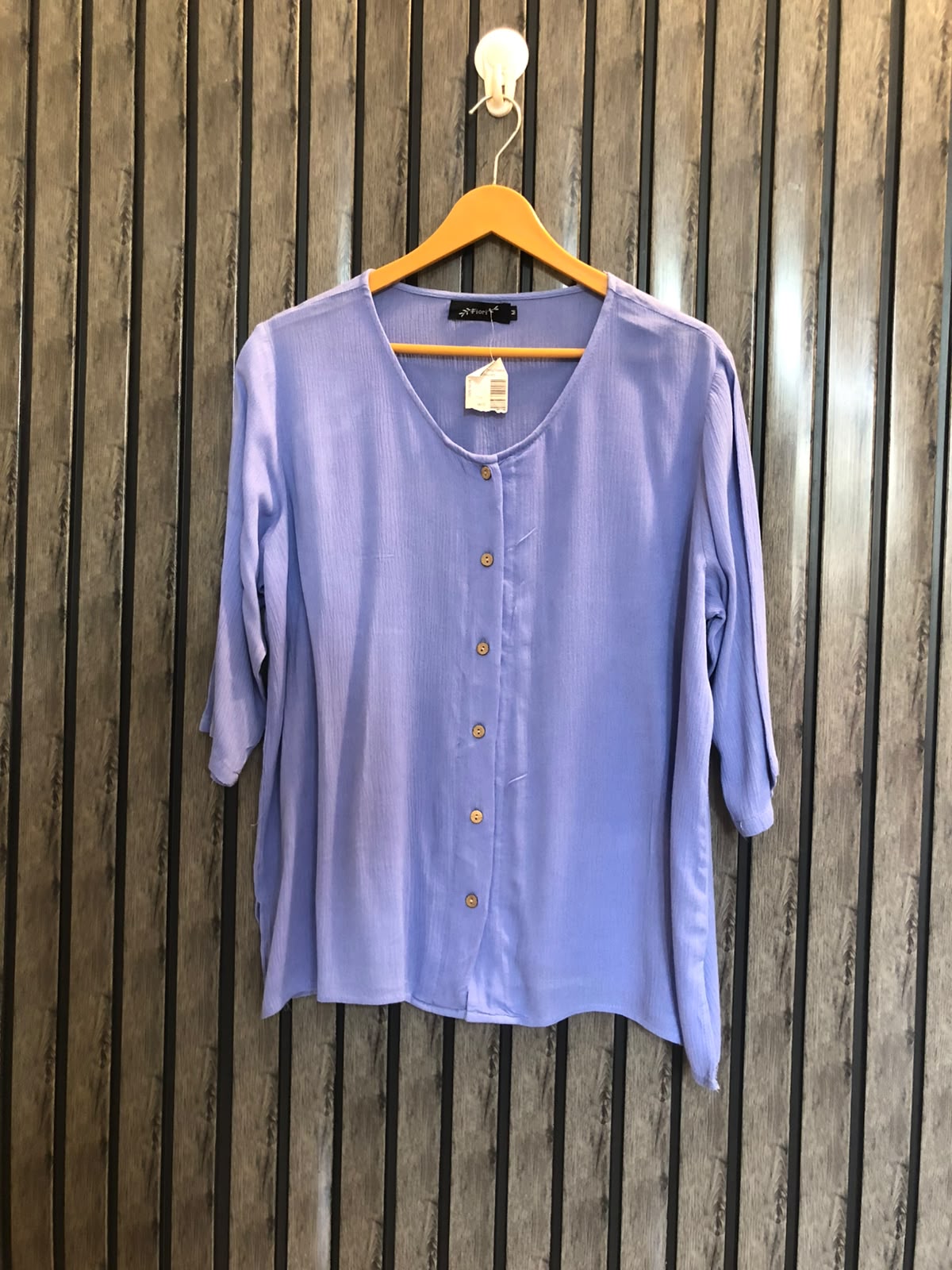 Chest 21  Length 23  Fabric Cotton Modern Western Banded Top