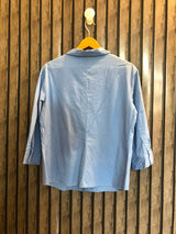 Chest 20  Length 23  Fabric Cotton Trendy Womens Full Sleeve Top