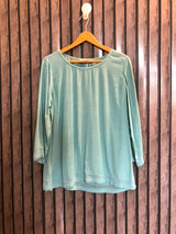 Chest 19  Length 25  Fabric Chiffon Elegant Full Sleeve Top
