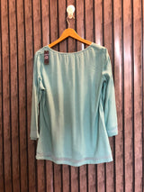 Chest 19  Length 25  Fabric Chiffon Elegant Full Sleeve Top