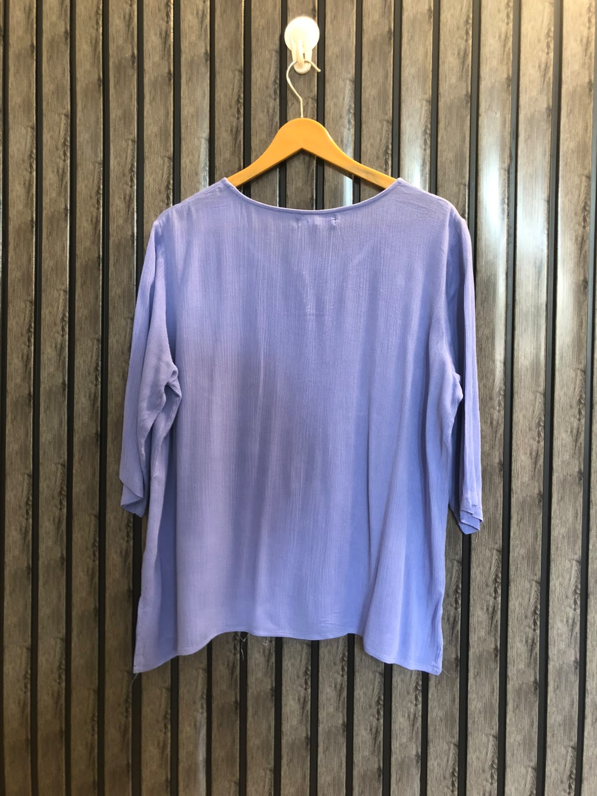 Chest 21  Length 23  Fabric Cotton Modern Western Banded Top