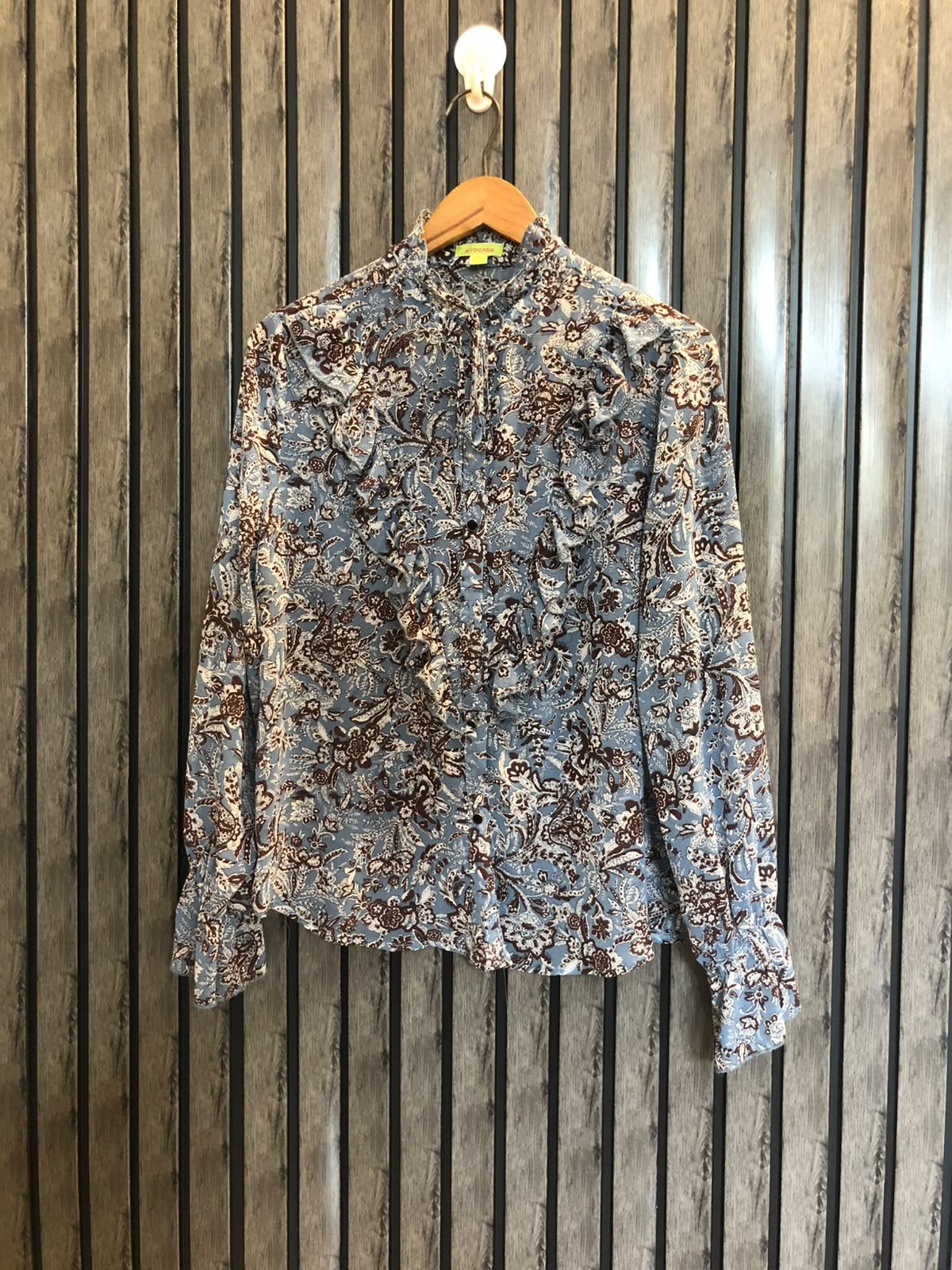 Chest 19  Length 23  Fabric Chiffon Trendy Ladies Western Top