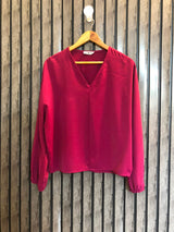 Chest 20 Bggy Style  Length 22  Fabric Silk Fashion Western Ladies Top